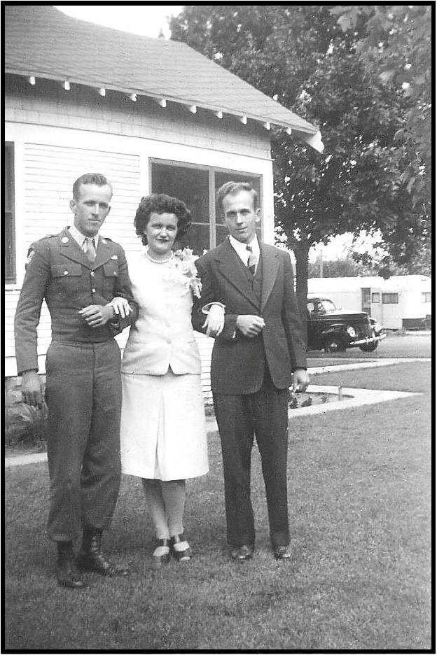 Bobby Bronk, Betty and Joe Bronk.